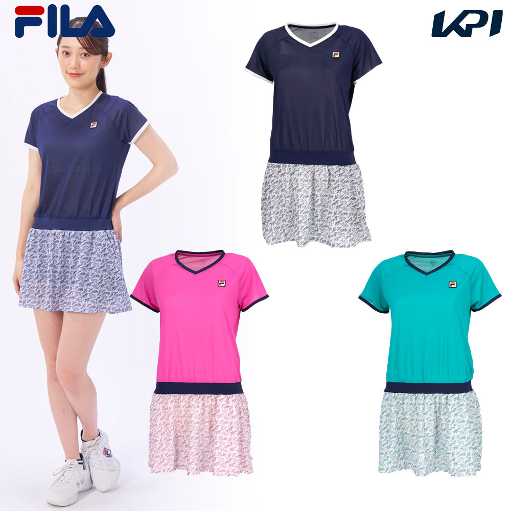 フィラ FILA テニスウェア レディース ワンピース VL2875 2024SS - KPI CLUB（KPI公式オンラインストア）