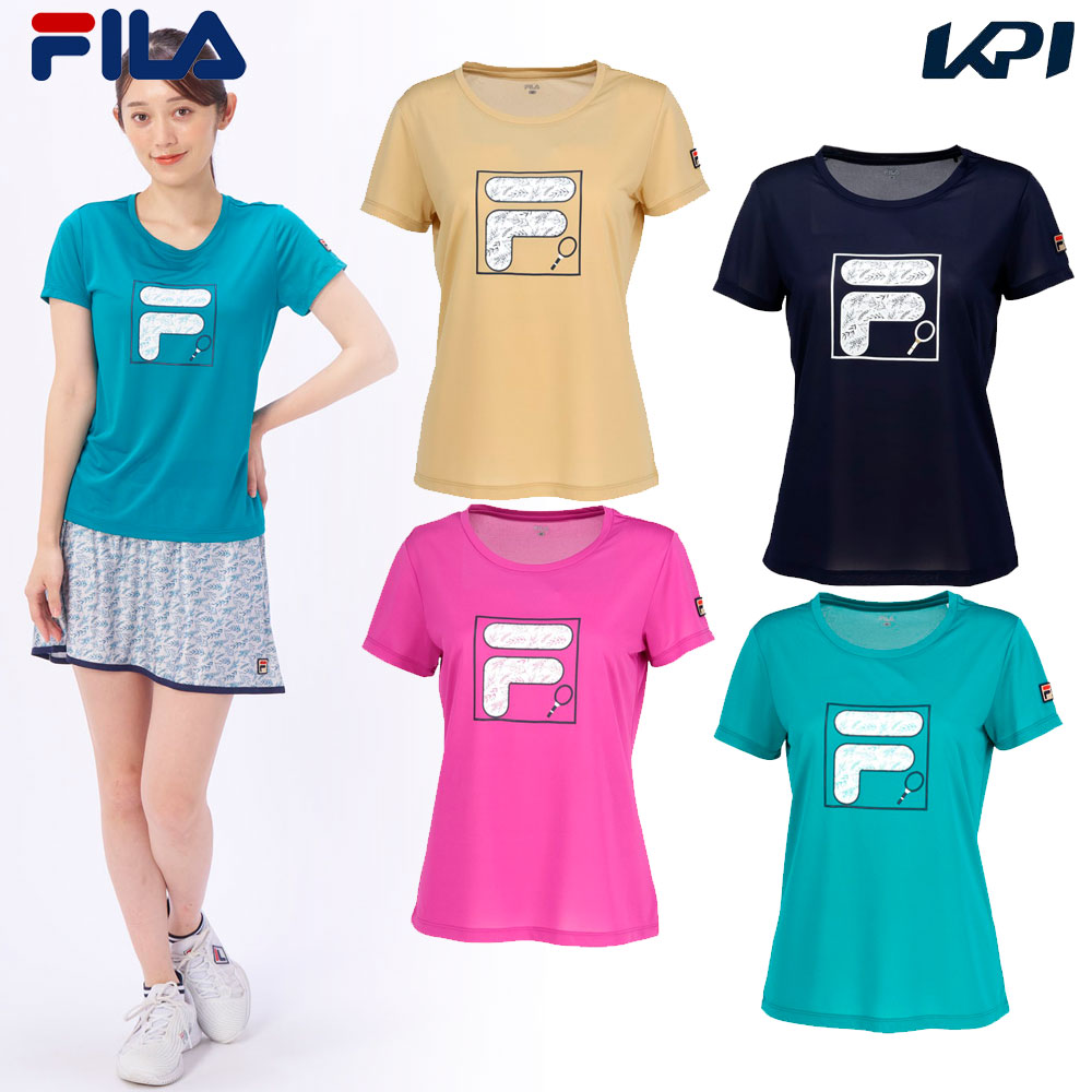 フィラ FILA テニスウェア レディース グラフィックTシャツ VL2880 