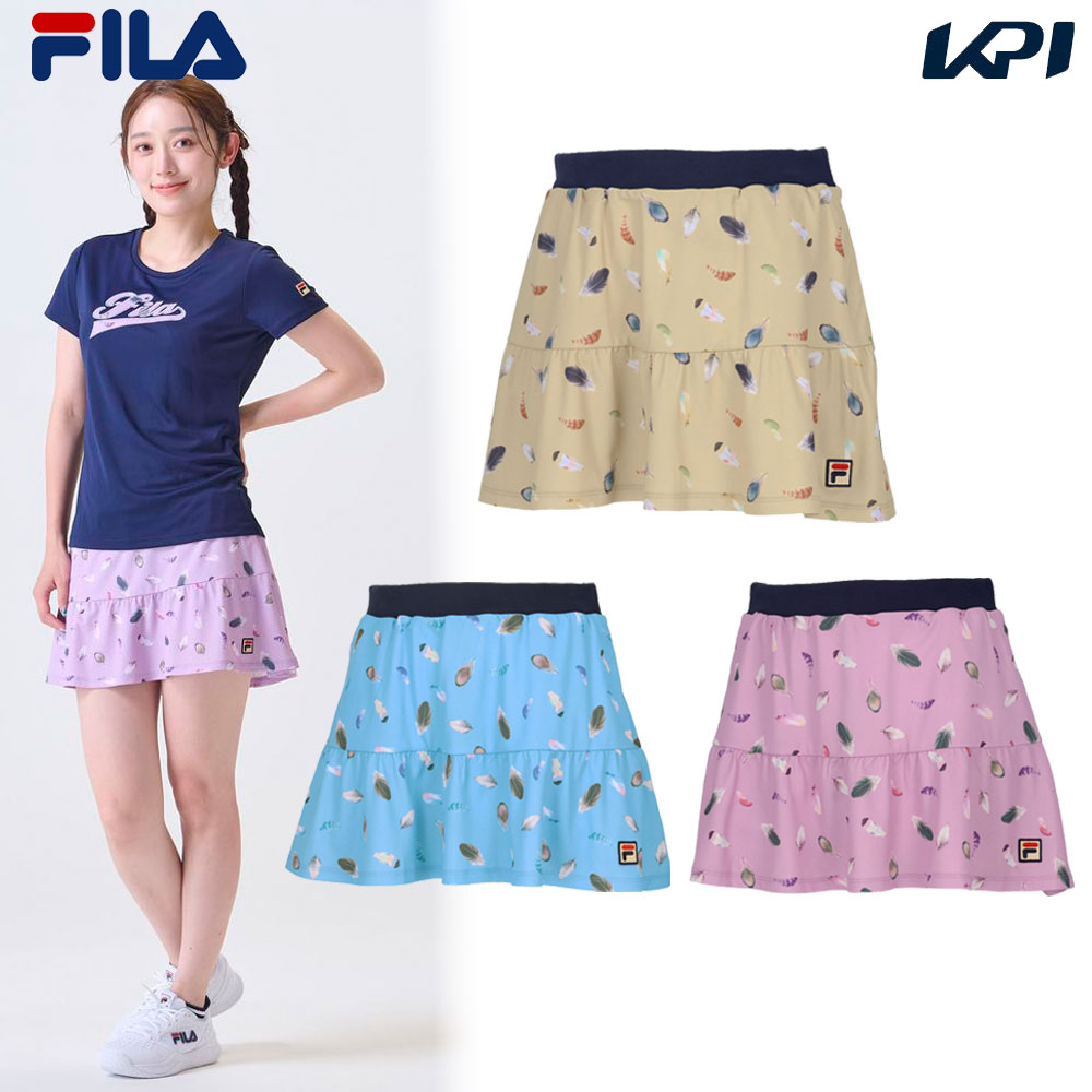 フィラ FILA テニスウェア レディース スコート VL2912 2024FW 8月上旬発売予定※予約 KPI  CLUB（KPI公式オンラインストア）