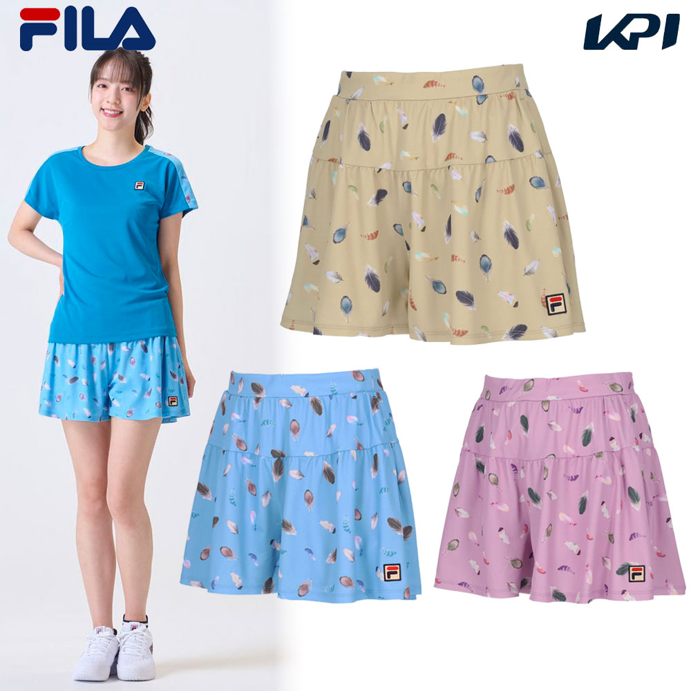 フィラ FILA テニスウェア レディース キュロットパンツ VL2913 2024FW - KPI CLUB（KPI公式オンラインストア）