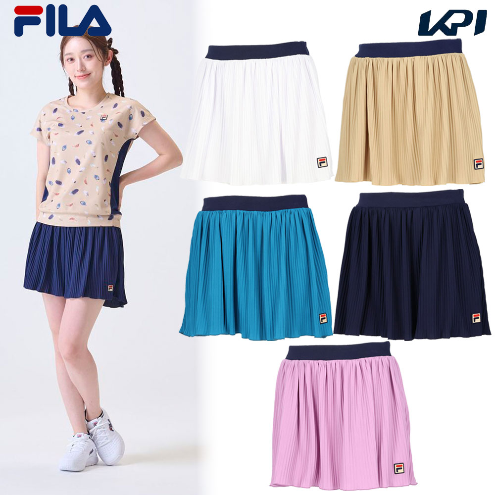 フィラ FILA テニスウェア レディース   スコート VL2917 2024FW