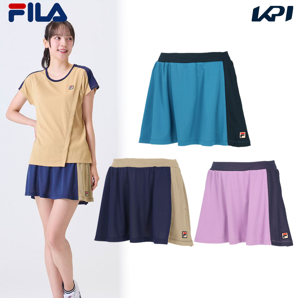 フィラ FILA テニスウェア レディース   スコート VL2922 2024FW