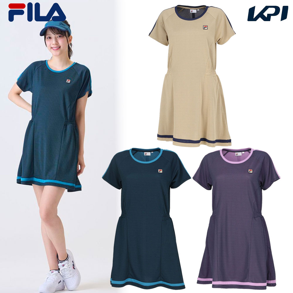 フィラ FILA テニスウェア レディース ワンピース VL2924 2024FW - KPI CLUB（KPI公式オンラインストア）