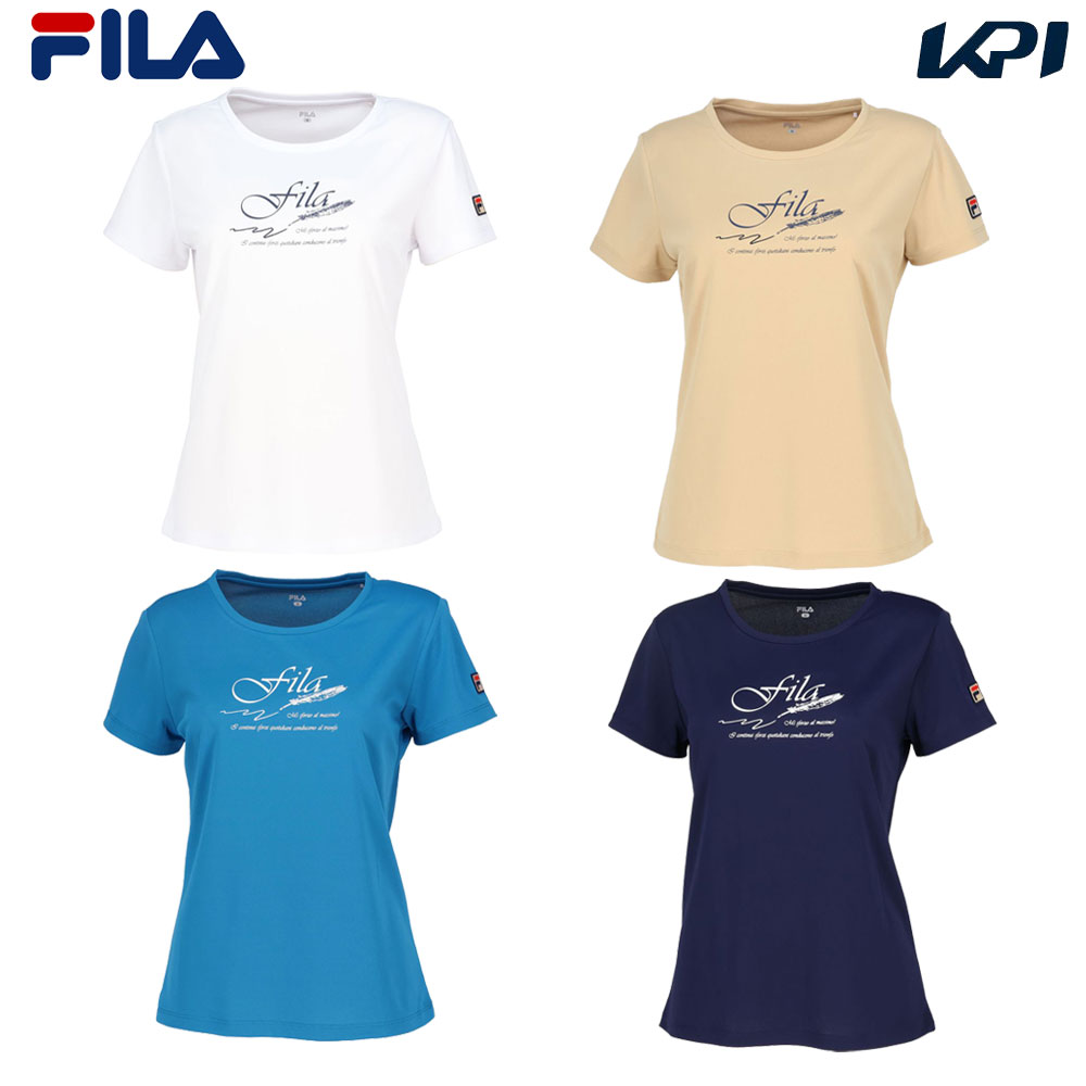 フィラ FILA テニスウェア レディース グラフィックTシャツ VL2925 2024FW - KPI CLUB（KPI公式オンラインストア）