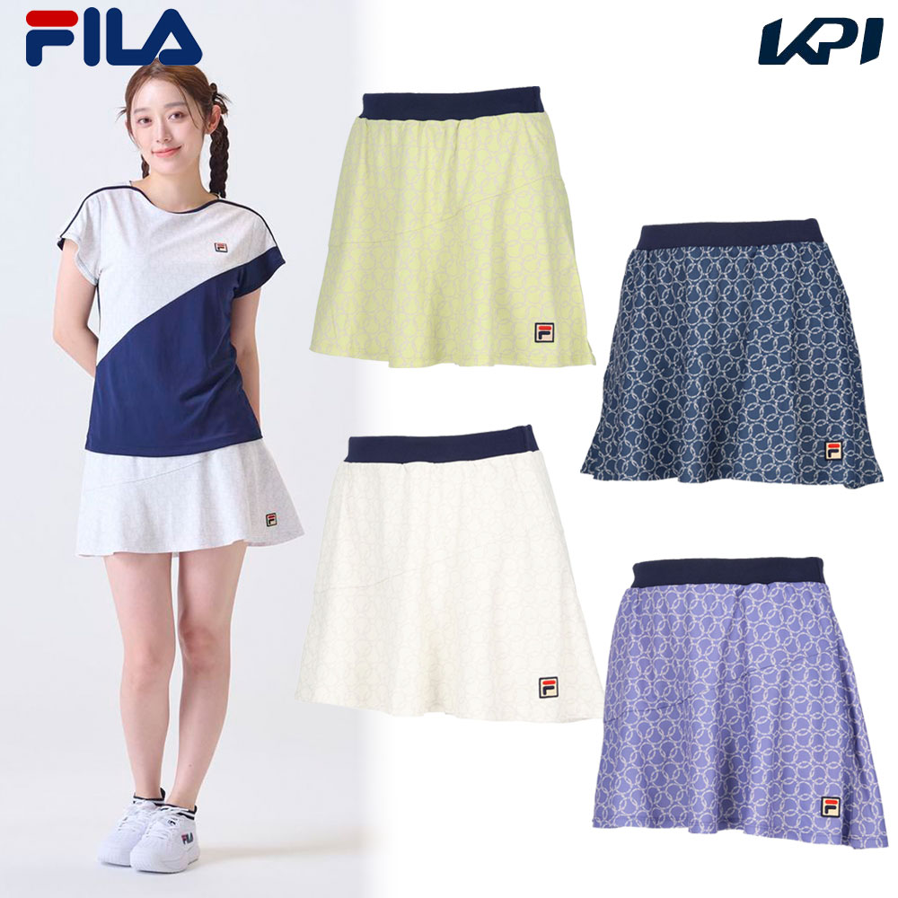 フィラ FILA テニスウェア レディース スコート VL2930 2024FW - KPI CLUB（KPI公式オンラインストア）