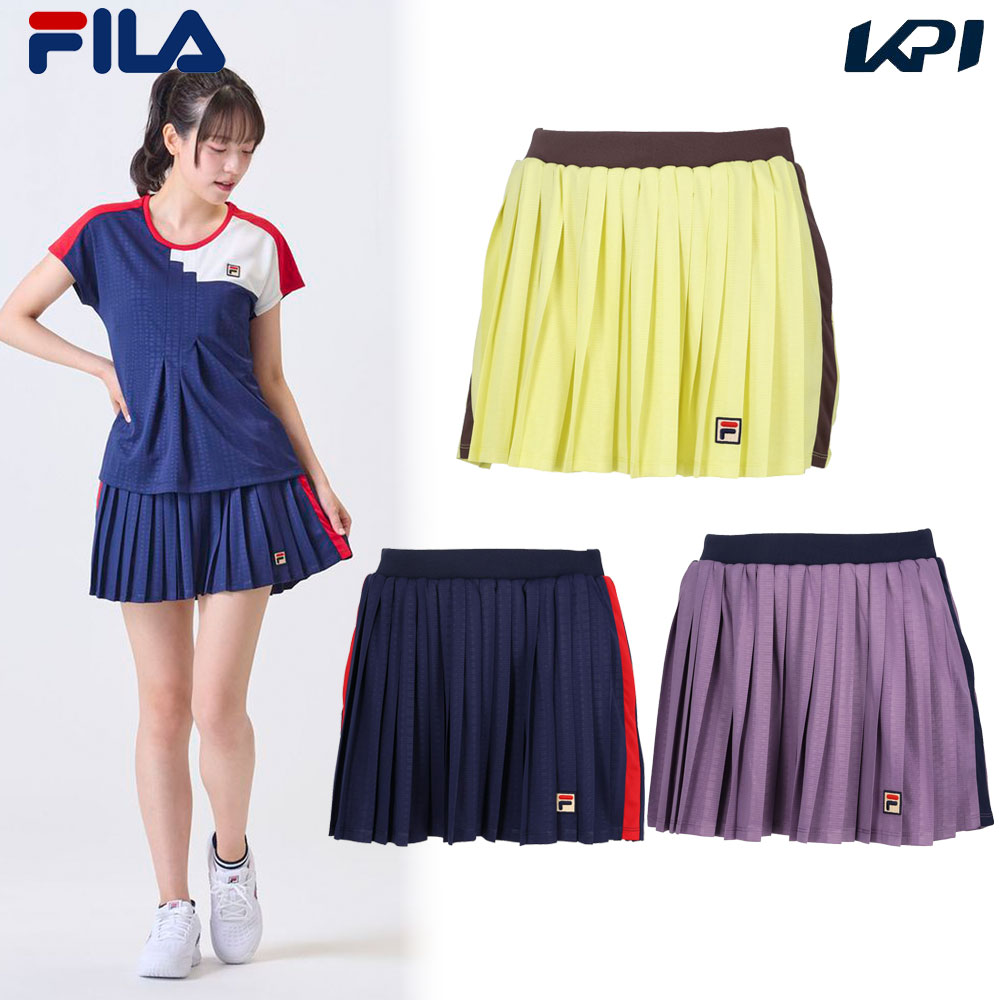 フィラ FILA テニスウェア レディース スコート VL2934 2024FW - KPI CLUB（KPI公式オンラインストア）