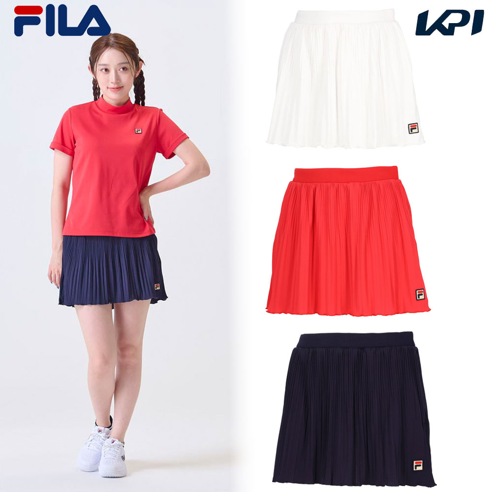 フィラ FILA テニスウェア レディース スコート VL2939 2024FW - KPI CLUB（KPI公式オンラインストア）