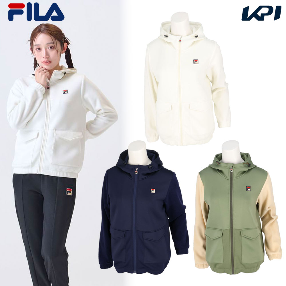 フィラ FILA テニスウェア レディース   フルジップパーカー VL2959 2024FW