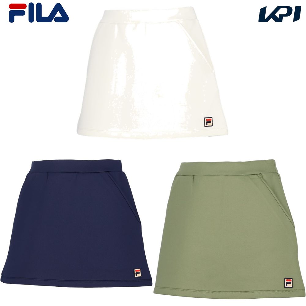 フィラ FILA テニスウェア レディース   スコート VL2961 2024FW