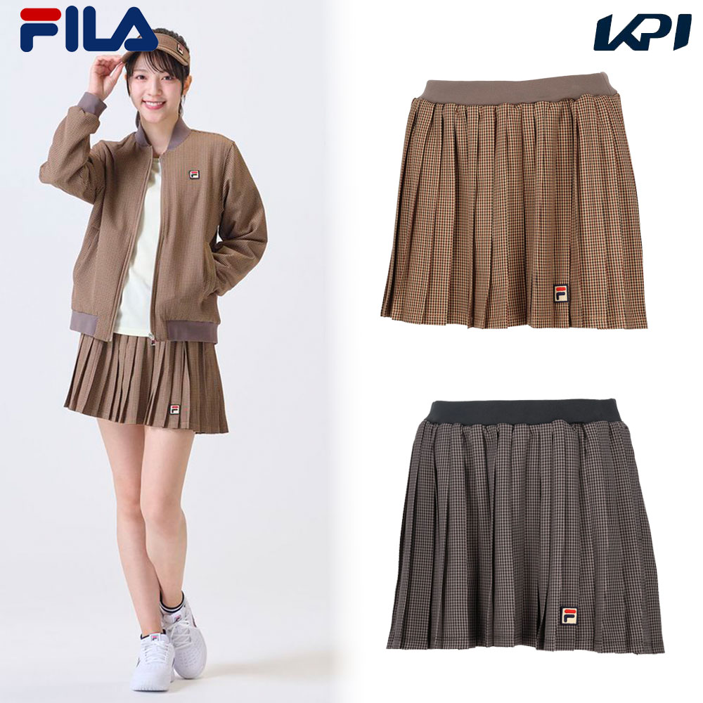 フィラ FILA テニスウェア レディース スコート VL2969 2024FW 9月上旬発売予定※予約 KPI  CLUB（KPI公式オンラインストア）