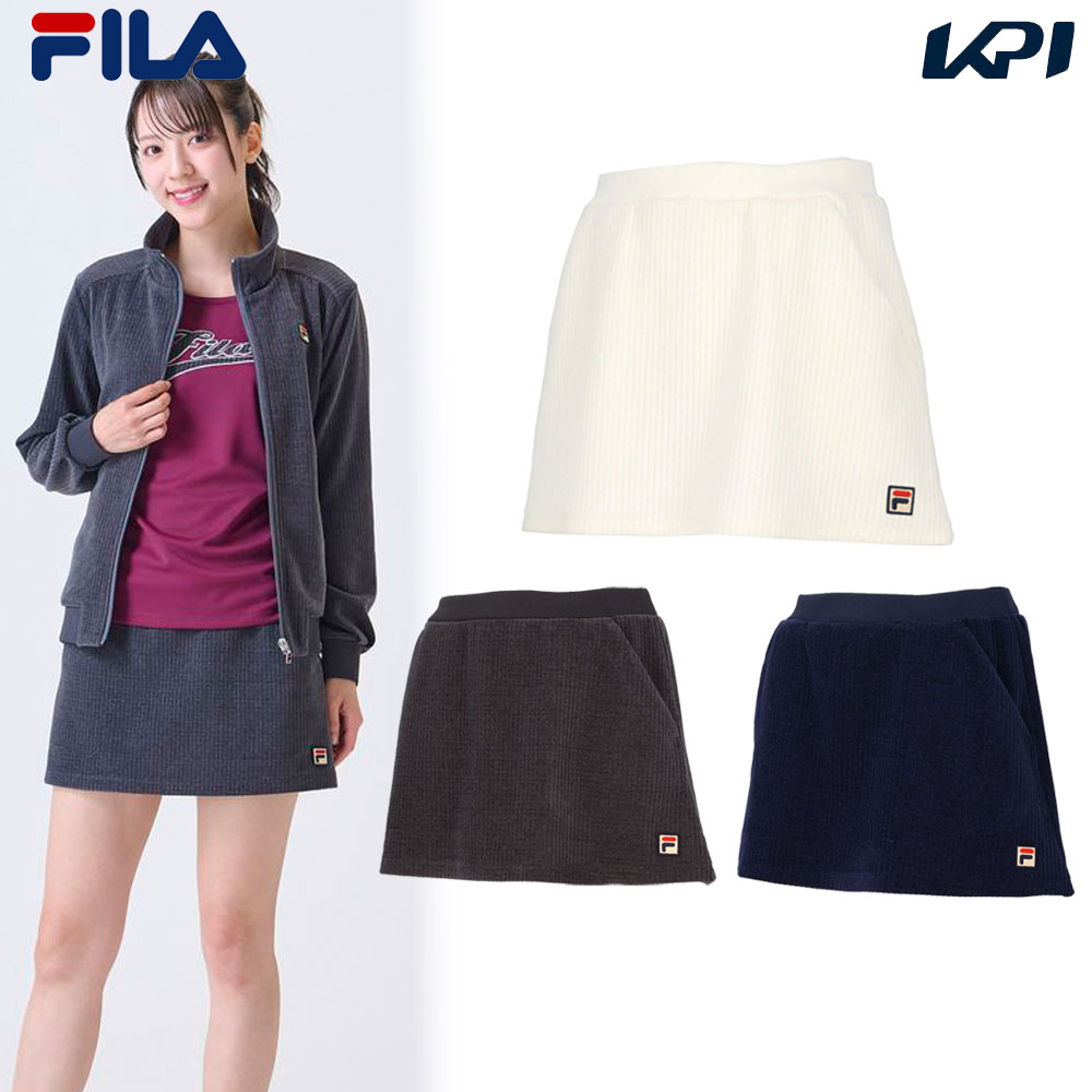 フィラ FILA テニスウェア レディース   スコート VL2974 2024FW