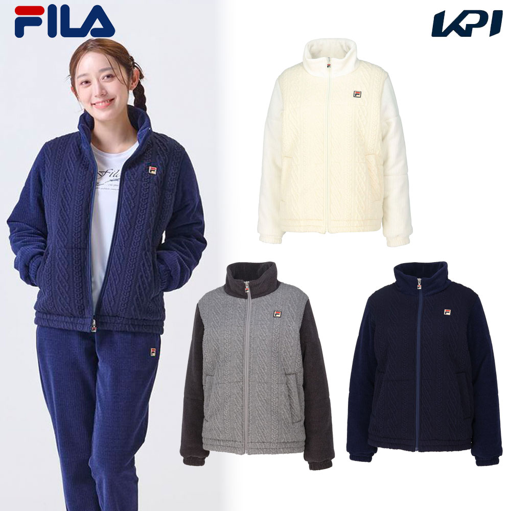 フィラ FILA テニスウェア レディース   フルジップジャケット VL2976 2024FW