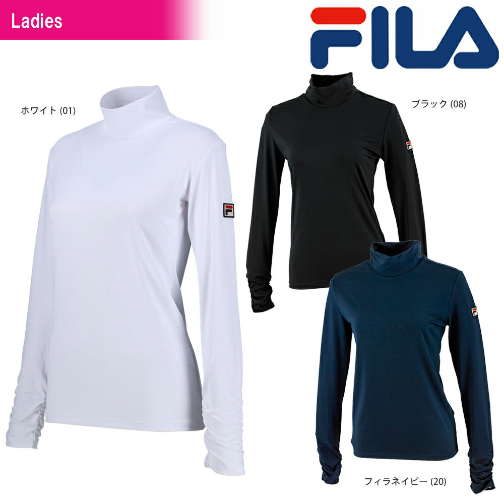 フィラ FILA テニスウェア レディース ロングスリーブシャツ VL8006 2018SS【FILAレギンス】
