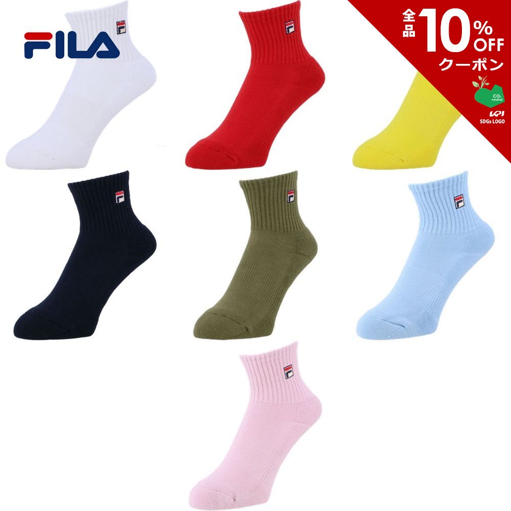 フィラ FILA テニスアクセサリー レディース ショート丈ソックス VL9212