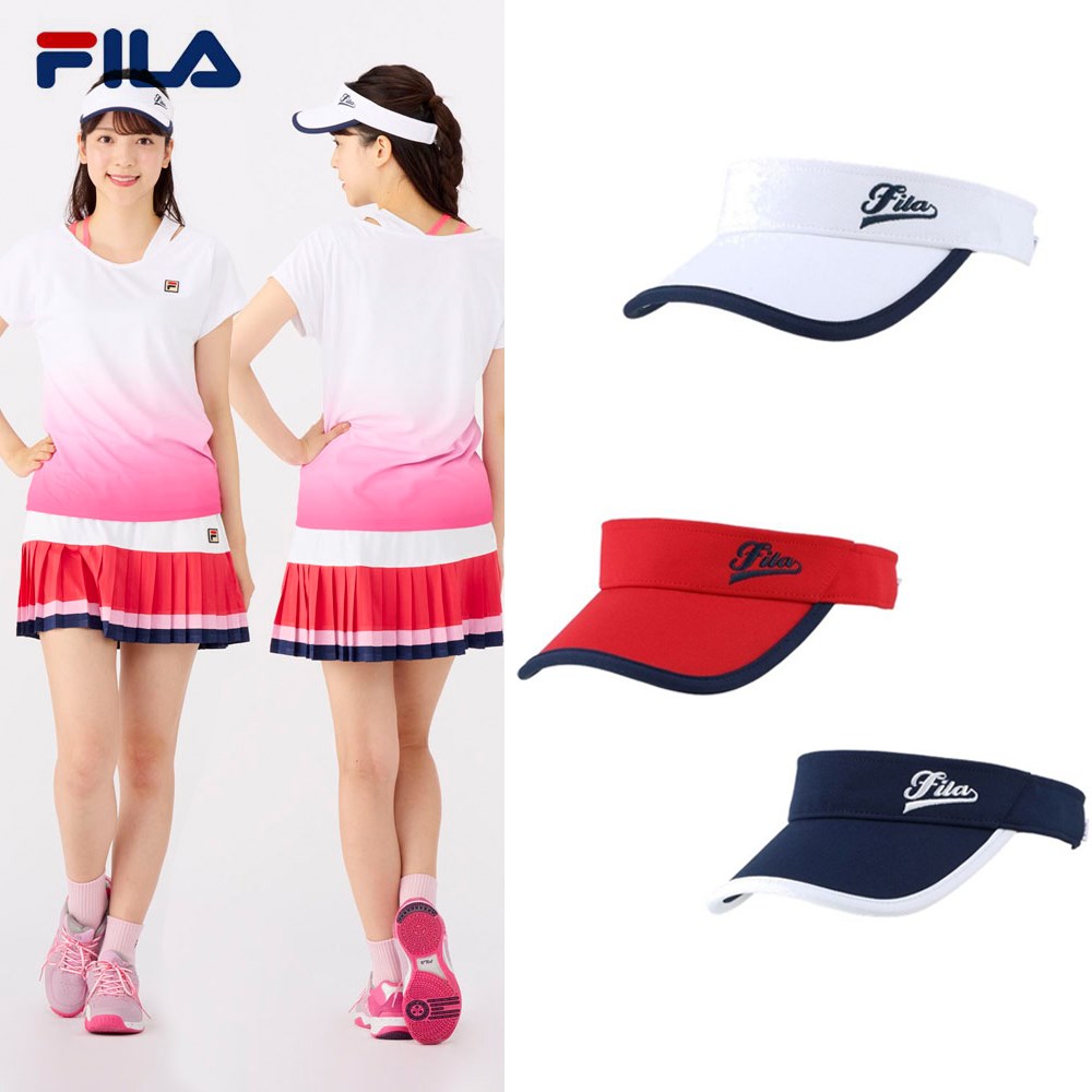 フィラ FILA テニスキャップ・バイザー レディース  サンバイザー VL9225 2022SS