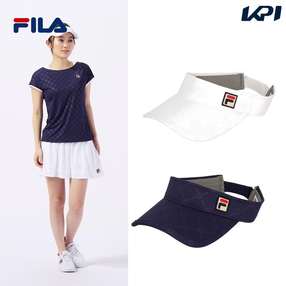 フィラ FILA テニスキャップ・バイザー レディース サンバイザー 