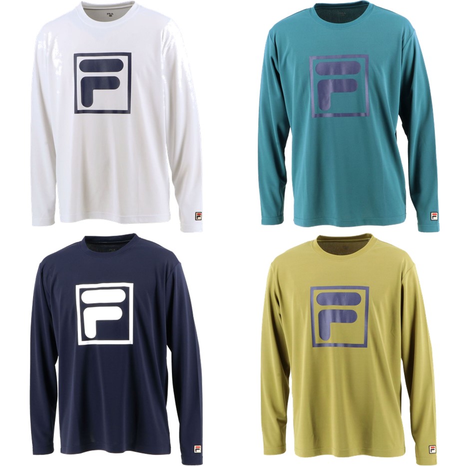 フィラ FILA テニスウェア メンズ グラフィックロングスリーブTシャツ VM5550 2021FW