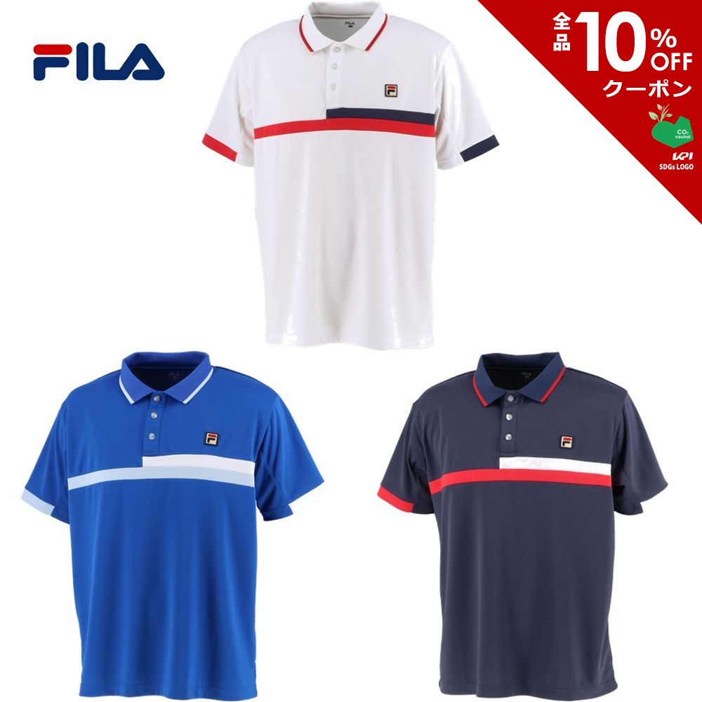 フィラ FILA テニスウェア メンズ  ゲームシャツ VM5563 2022SS