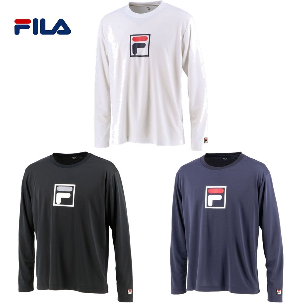 フィラ FILA テニスウェア メンズ  グラフィックロングスリーブTシャツ VM5571 2022SS