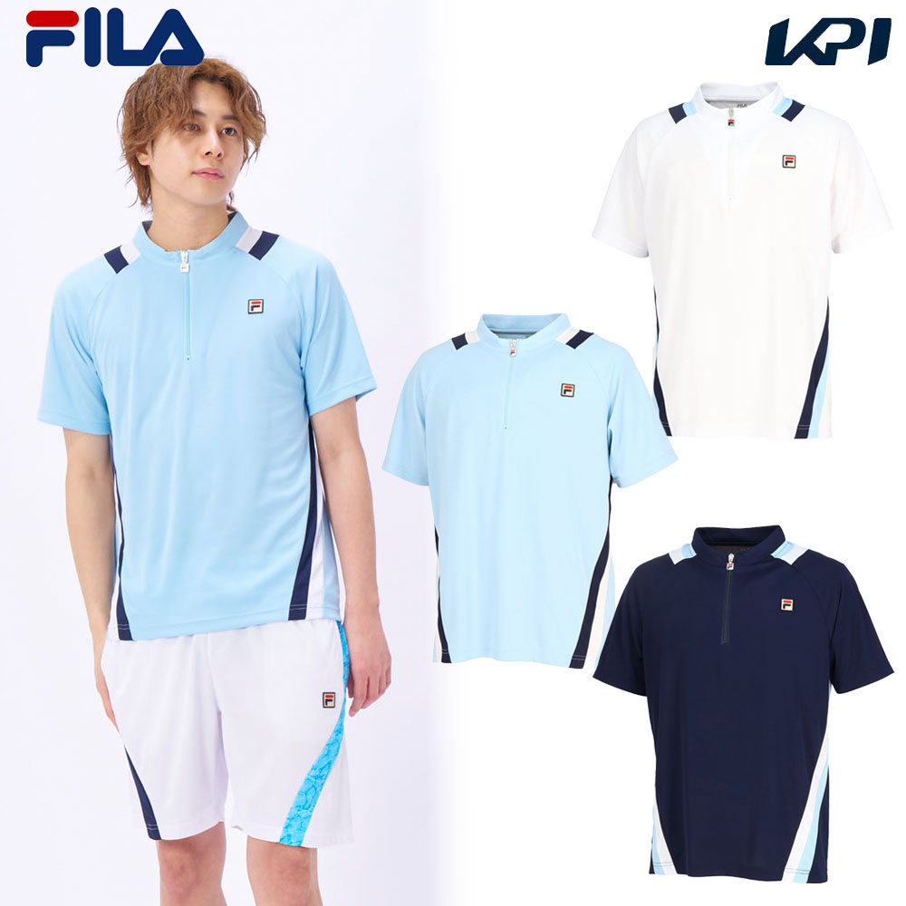 フィラ FILA テニスウェア メンズ   ゲームシャツ VM5695 2024SS