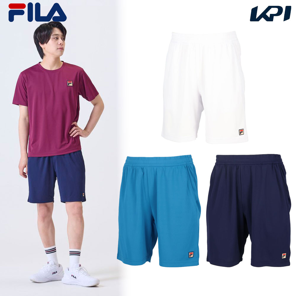 フィラ FILA テニスウェア メンズ ハーフパンツ VM5703 2024FW - KPI CLUB（KPI公式オンラインストア）