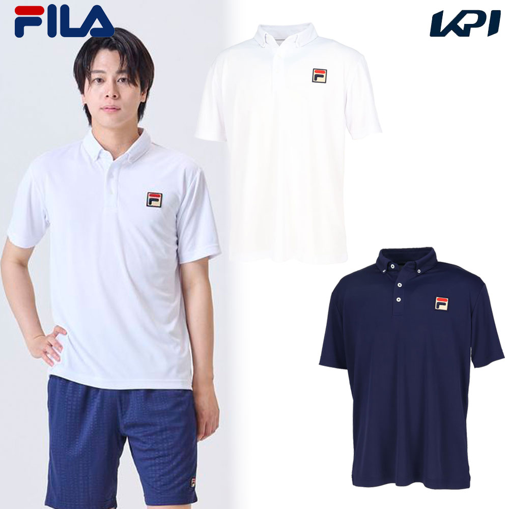 フィラ FILA テニスウェア ユニセックス   ゲームポロ VM5705 2024FW