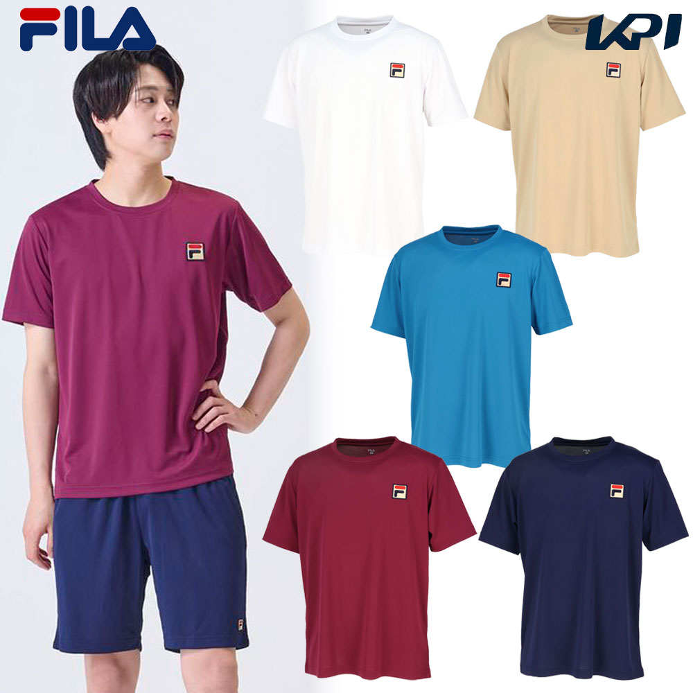 フィラ FILA テニスウェア ユニセックス ゲームシャツ VM5706 2024FW - KPI CLUB（KPI公式オンラインストア）