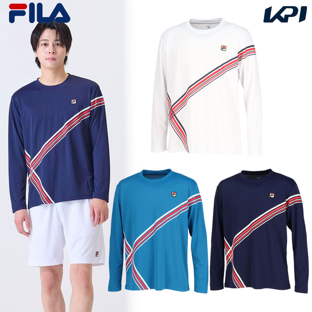 フィラ FILA テニスウェア メンズ   ロングスリーブシャツ VM5708 2024FW