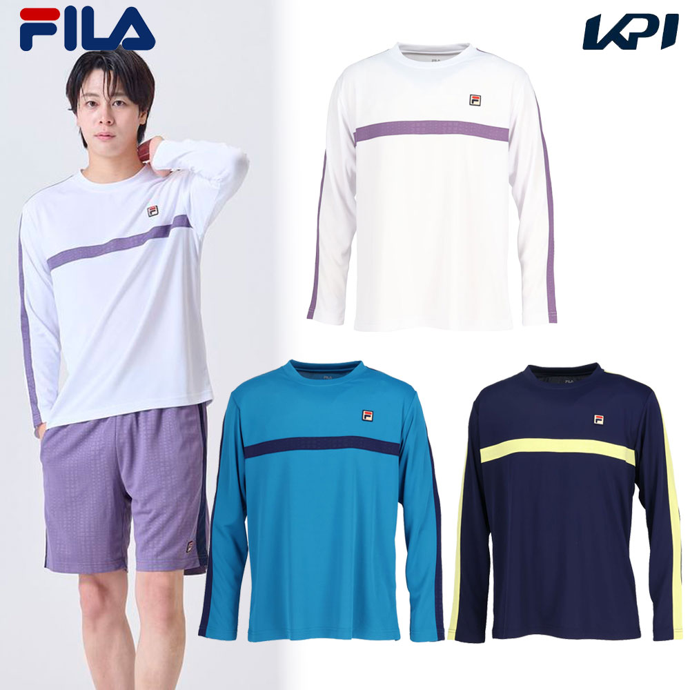 フィラ FILA テニスウェア メンズ   ロングスリーブシャツ VM5709 2024FW