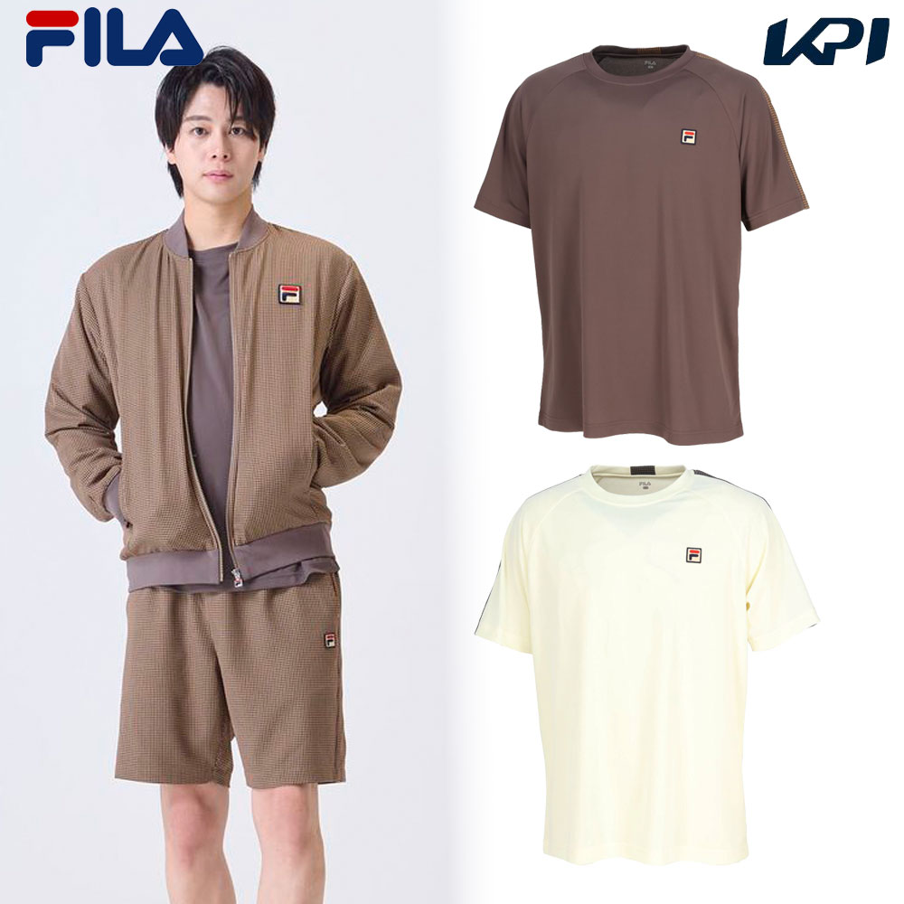 フィラ FILA テニスウェア メンズ   ゲームシャツ VM5715 2024FW