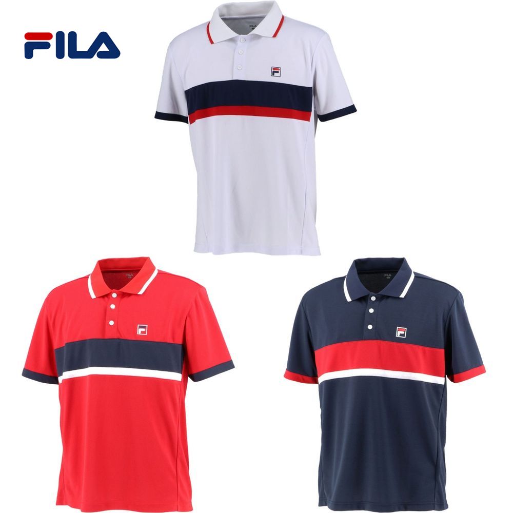 フィラ FILA テニスウェア ユニセックス ユニセックス ゲームポロシャツ VM7000 2020SS