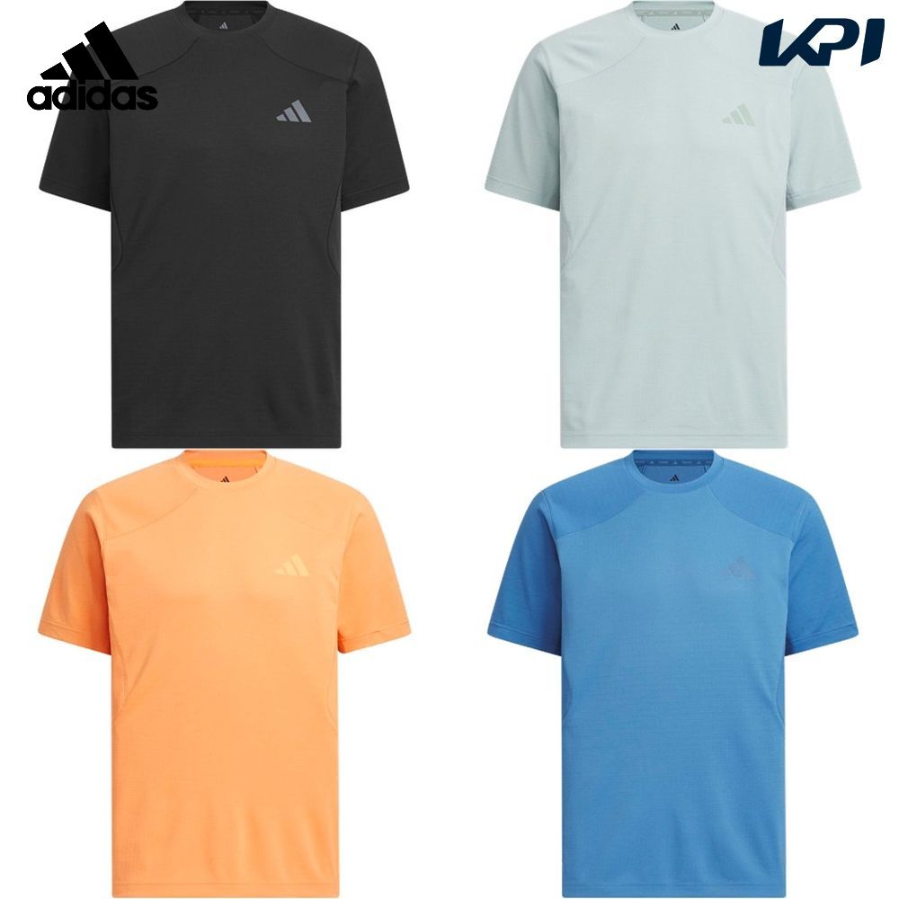 アディダス adidas ランニングウェア メンズ   テック エッセンシャルズ クールタッチ ステルス スリーバー 半袖Tシャツ VS214 2026SS