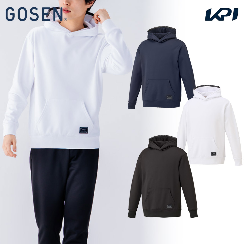 ゴーセン GOSEN テニスウェア ユニセックス   裏起毛ストレッチパーカー W2542 2025FW