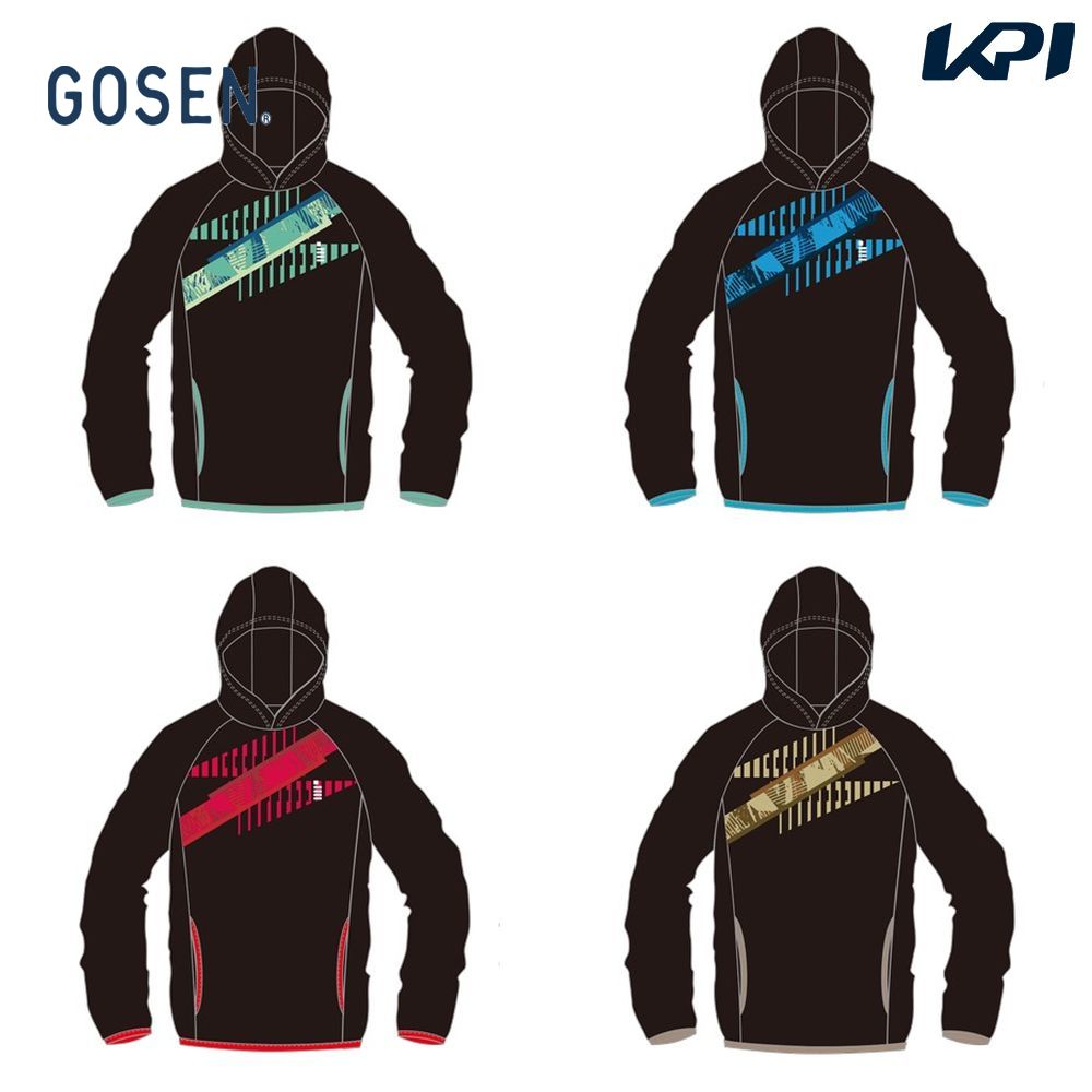 ゴーセン GOSEN テニスウェア ユニセックス   2025秋企画 プルオーバーパーカー W25A01 2025FW 10月下旬発売予定※予約