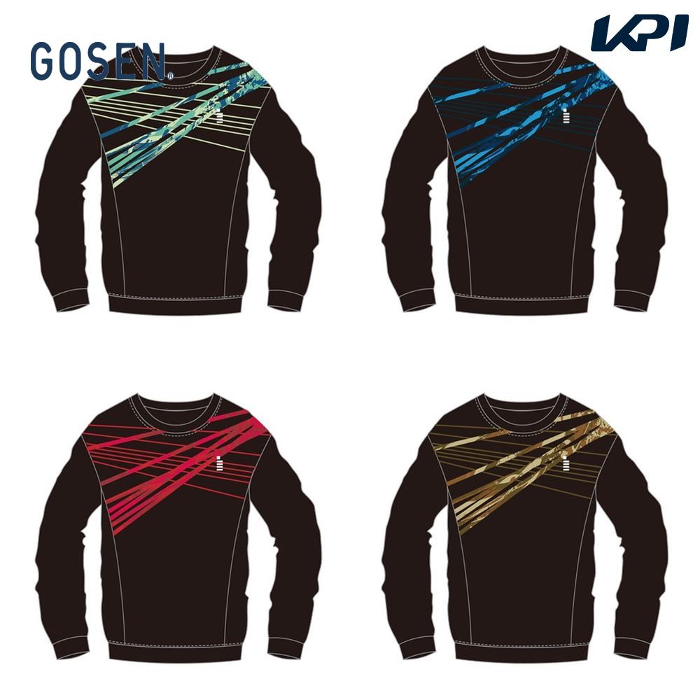 ゴーセン GOSEN テニスウェア ユニセックス   2025秋企画 トレーナー W25A02 2025FW 10月下旬発売予定※予約