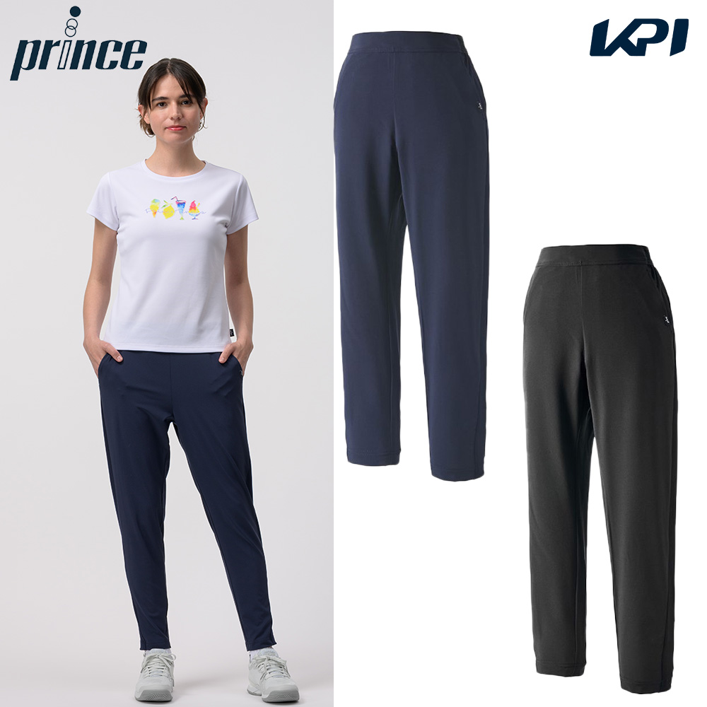 プリンス Prince テニスウェア レディース   ハイブリッドパンツ（テーパード） WA6337 2026FW