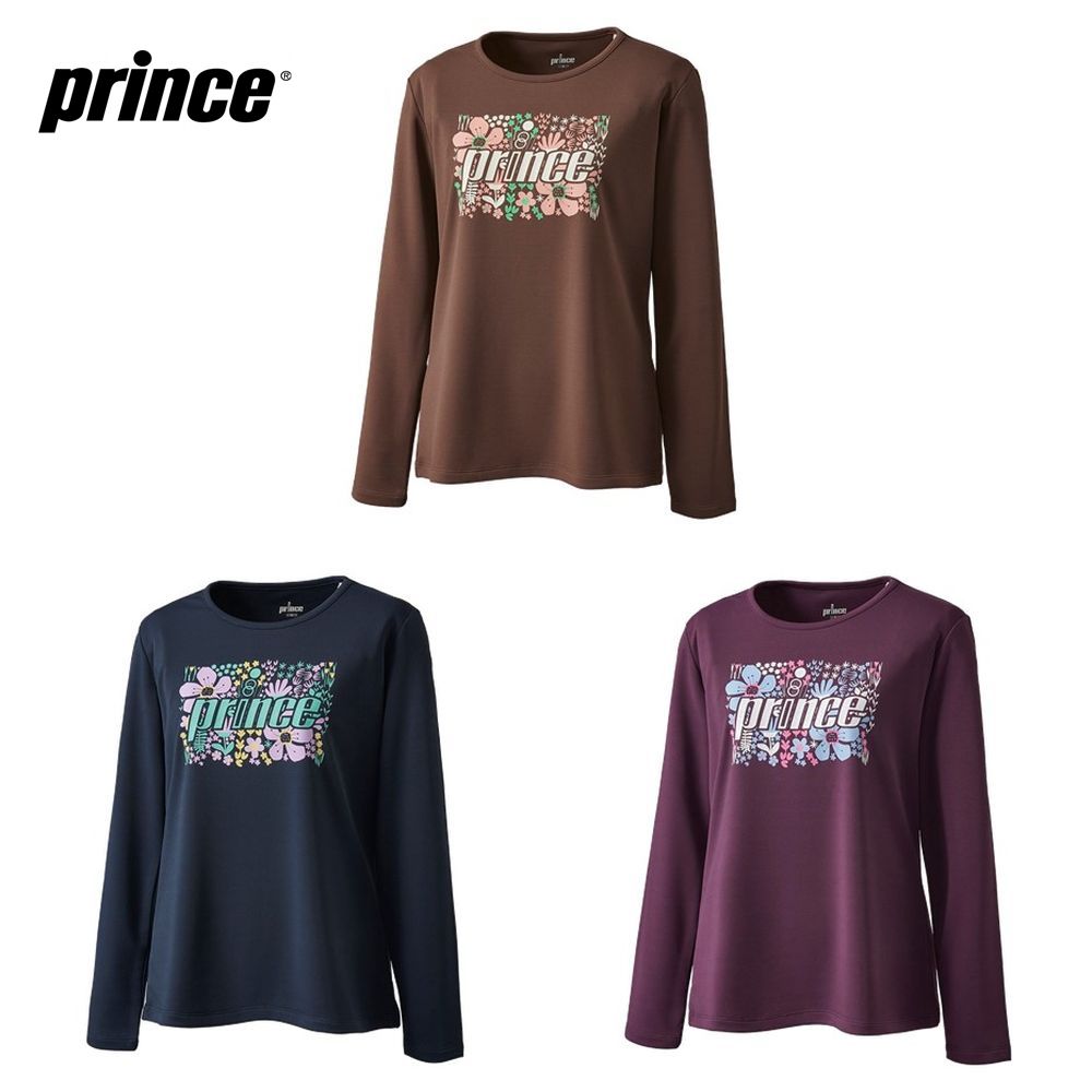 プリンス Prince テニスウェア レディース ロングスリーブシャツ WF0043 2020FW