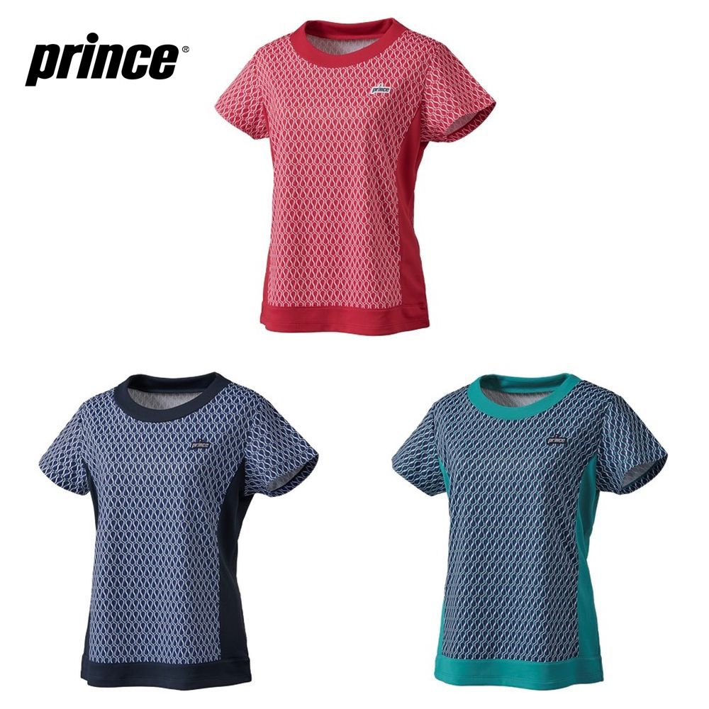 プリンス Prince テニスウェア レディース ゲームシャツ バドミントンウェア WF0044 2020FW