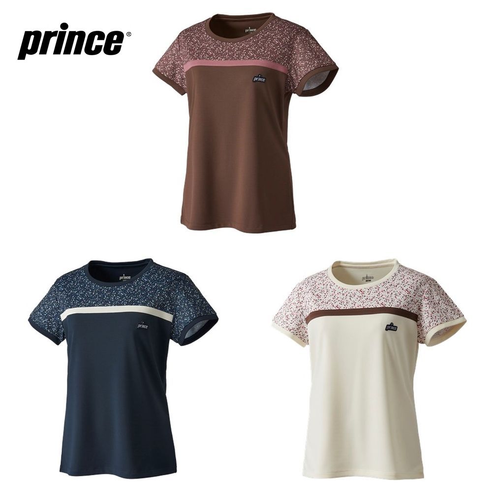 プリンス Prince テニスウェア レディース ゲームシャツ バドミントンウェア WF0058 2020FW