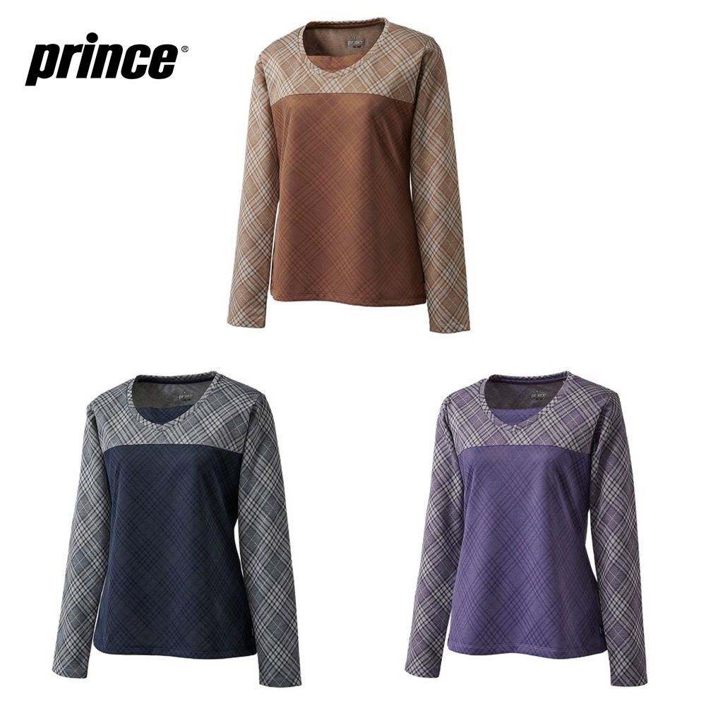 プリンス Prince テニスウェア レディース ロングスリーブシャツ WF0062 2020FW