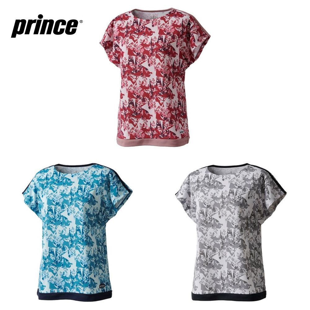 プリンス Prince テニスウェア レディース ゲームシャツ バドミントンウェア WF0068 2020FW