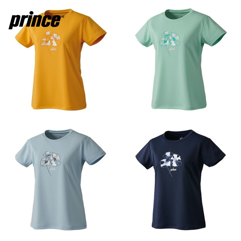 プリンス Prince テニスウェア レディース Tシャツ WF1056 2021FW