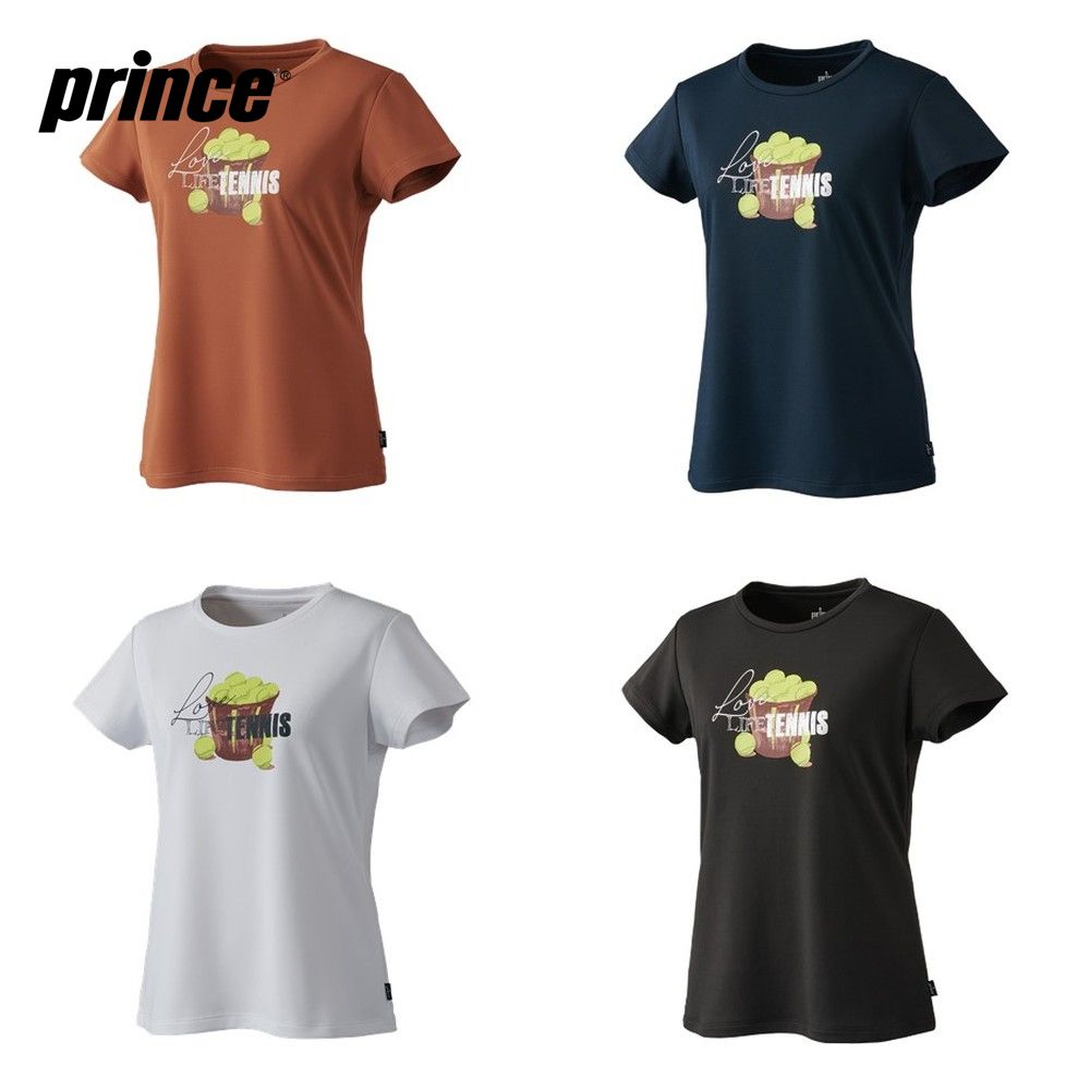 プリンス Prince テニスウェア レディース Tシャツ WF1062 2021FW