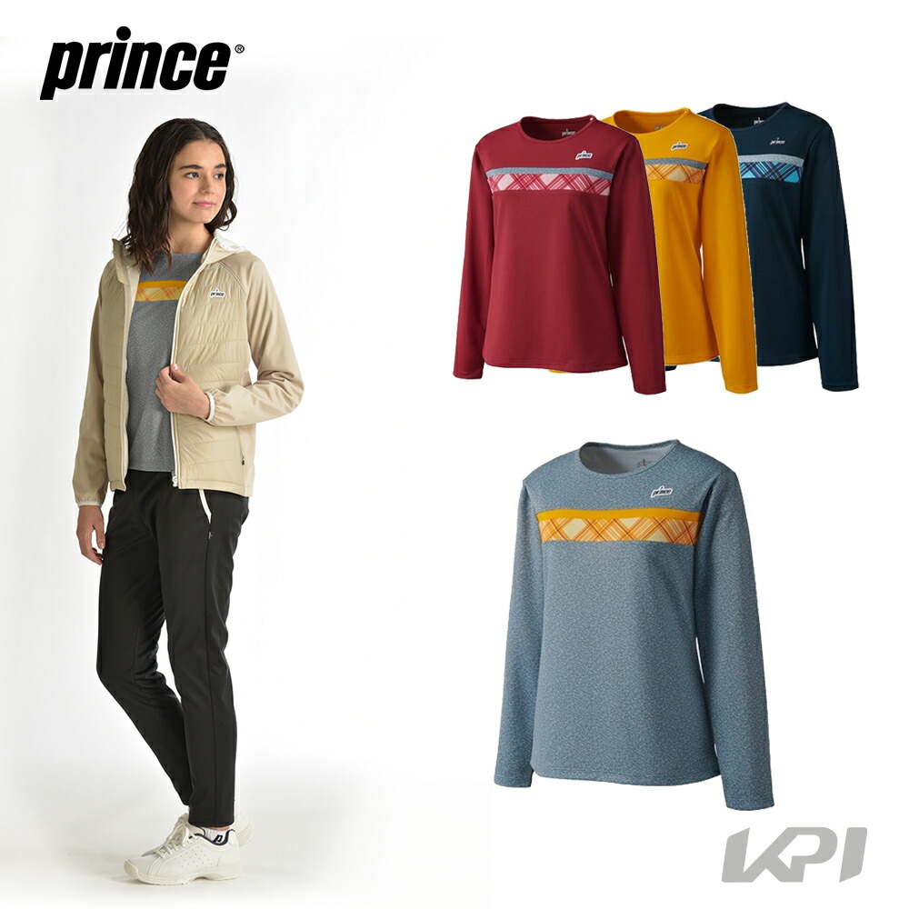 プリンス Prince テニスウェア レディース ロングスリーブシャツ WF1066 2021FW