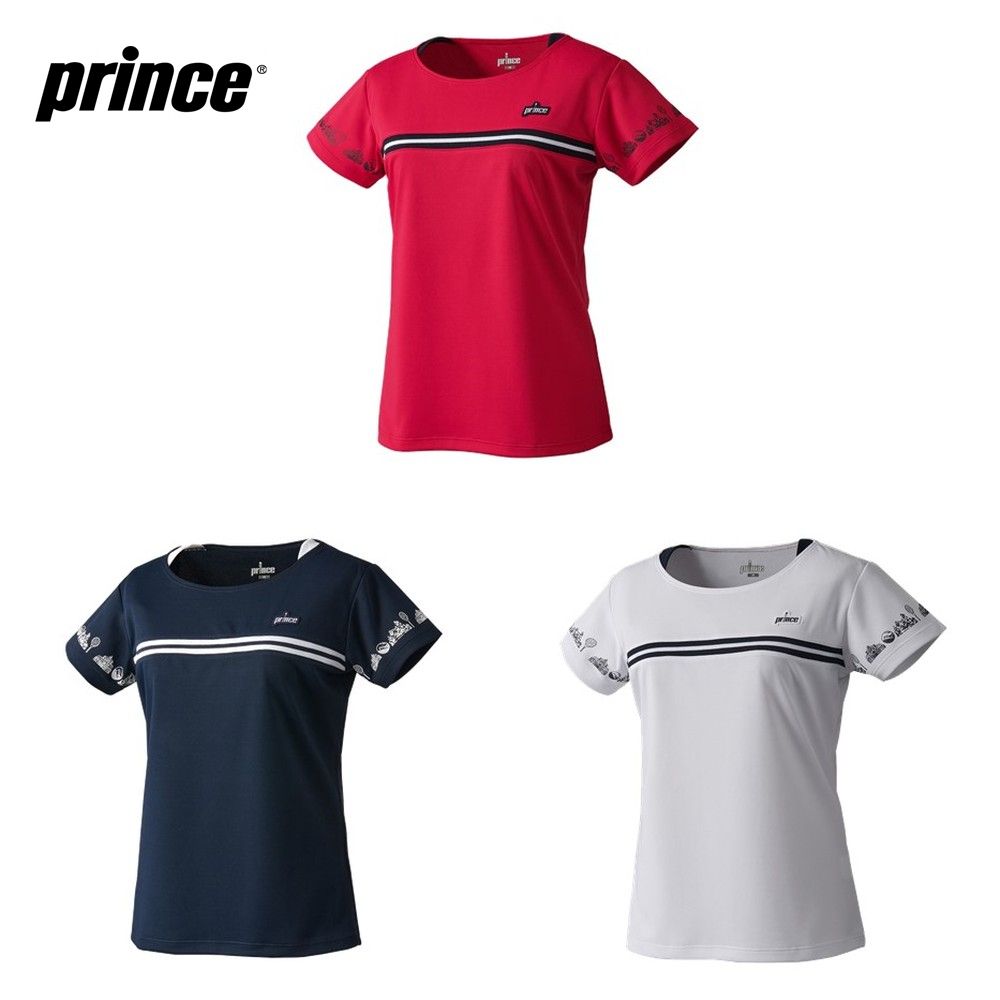 プリンス Prince テニスウェア レディース ゲームシャツ WF1069 2021FW