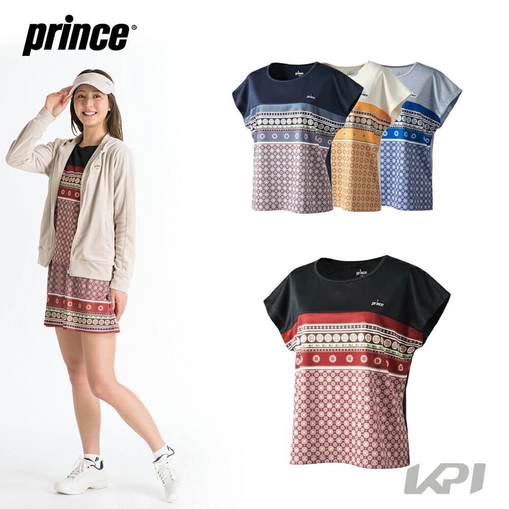 プリンス Prince テニスウェア レディース ゲームシャツ WF1072 2021FW