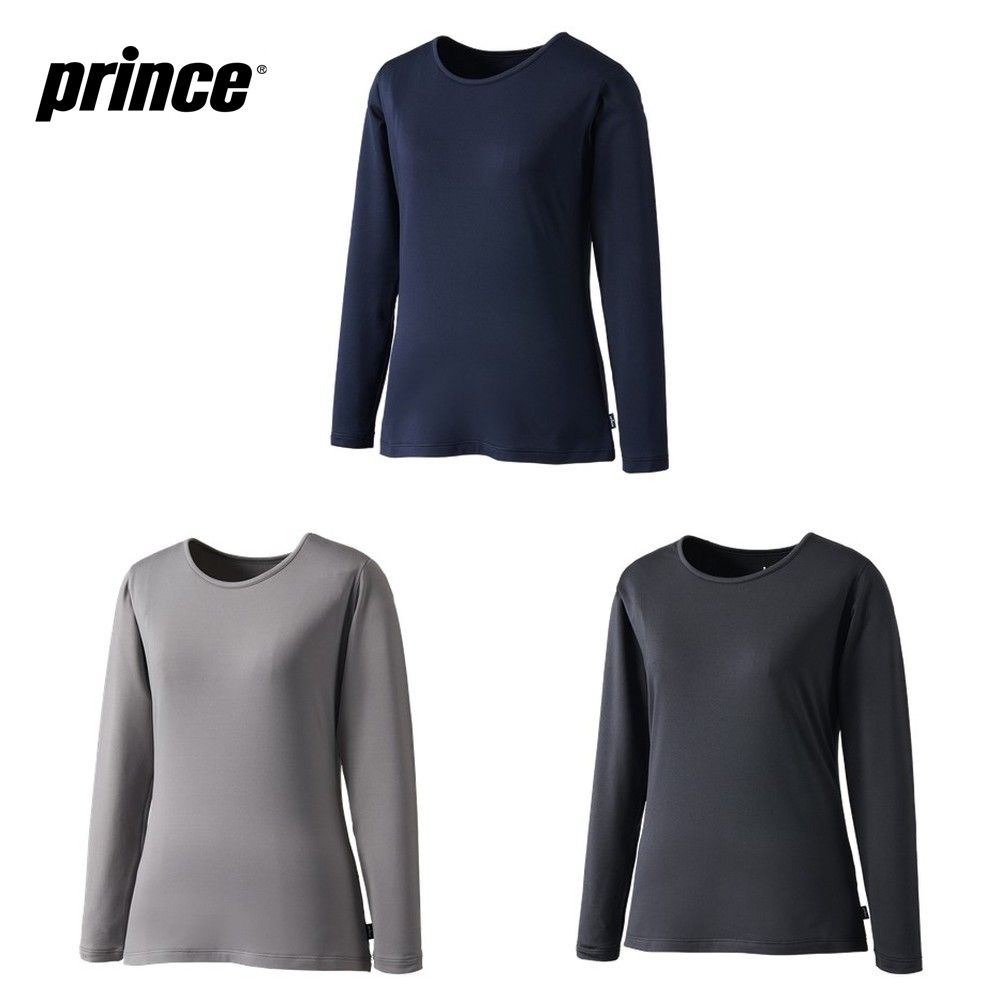 プリンス Prince テニスウェア レディース 裏起毛ロングスリーブインナー WF1073 2021FW