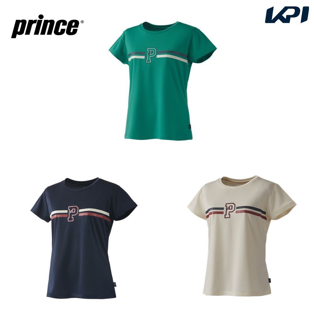 プリンス Prince テニスウェア レディース   Tシャツ WF5082 2025FW 7月下旬発売予定※予約