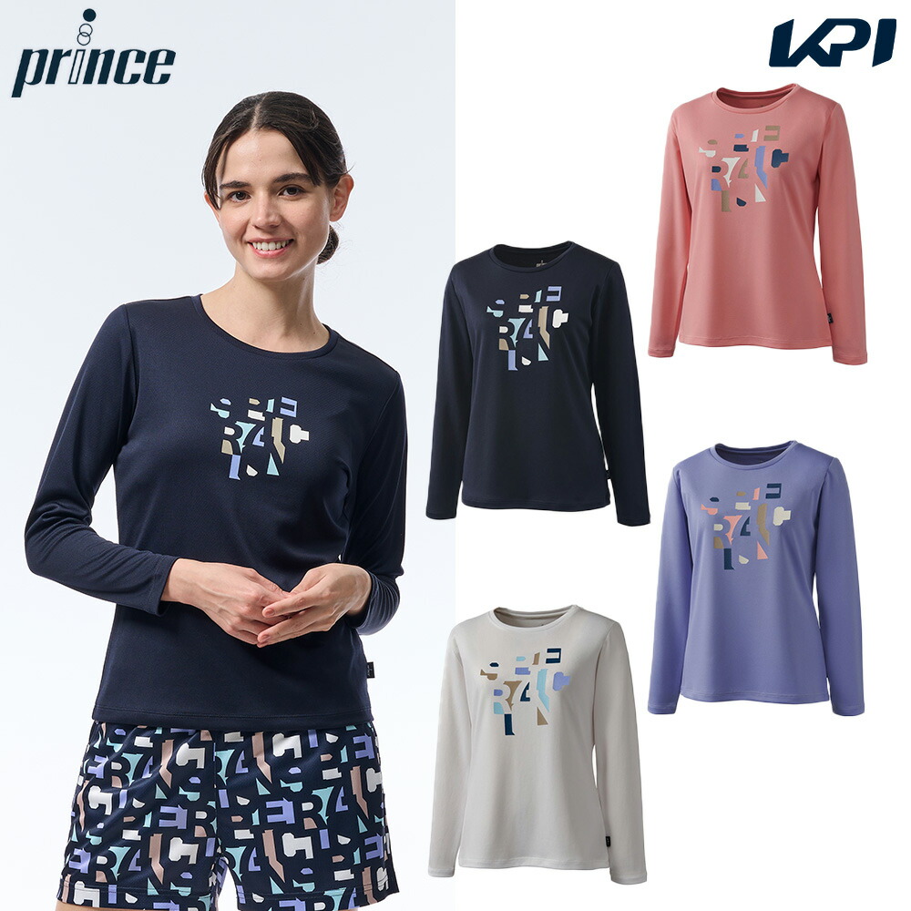 プリンス Prince テニスウェア レディース   ロングスリーブシャツ WF5092 2025FW 8月下旬発売予定※予約