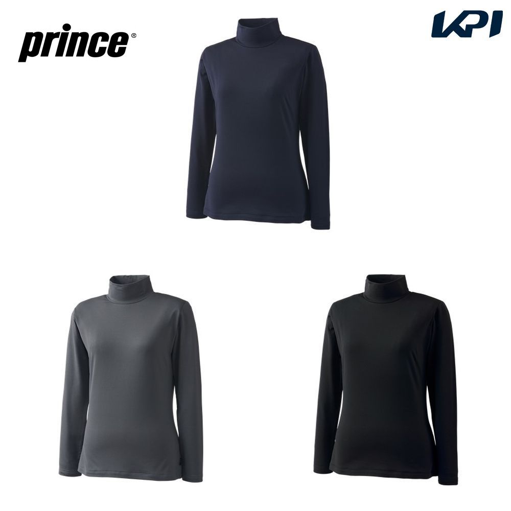 プリンス Prince テニスウェア レディース   裏起毛ロングスリーブインナー WF5097 2025FW 9月下旬発売予定※予約
